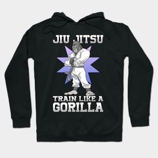 Jiu Jitsu Train Like A Gorilla Karate Martial Arts Hoodie